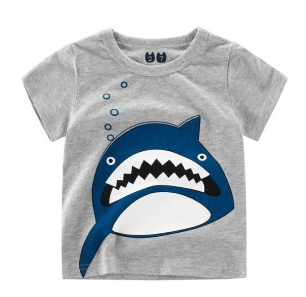 Boys’ Summer T-Shirts – Soft Cotton Short-Sleeve Tops for Kids (3-8 Years)