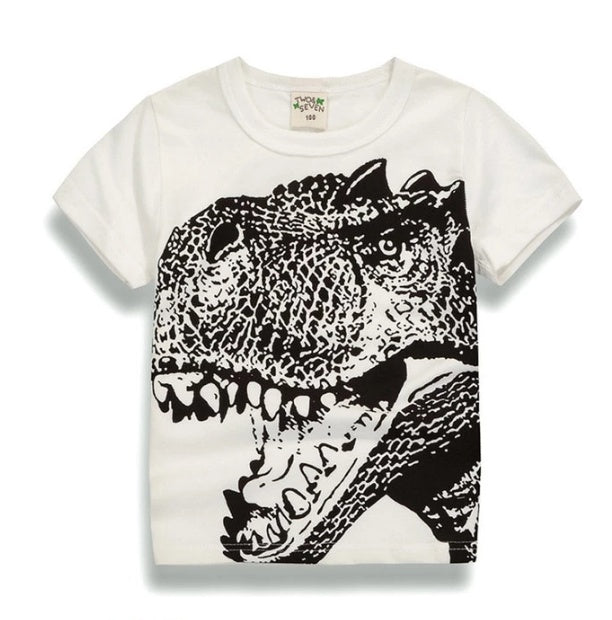 Boys’ Summer T-Shirts – Soft Cotton Short-Sleeve Tops for Kids (3-8 Years)