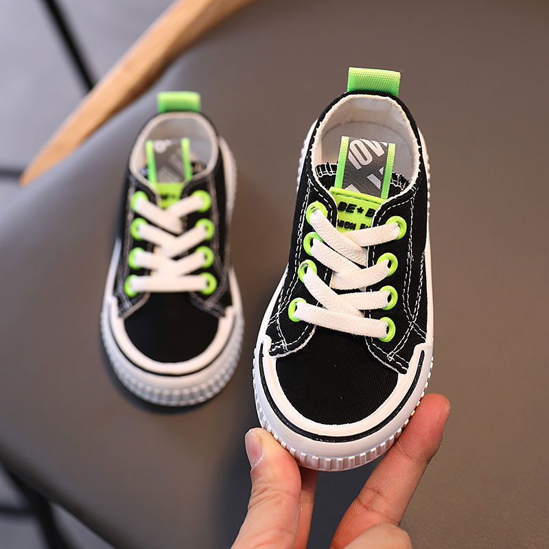 Children’s Canvas Sneakers – Non-Slip Rubber Sole Casual Shoes