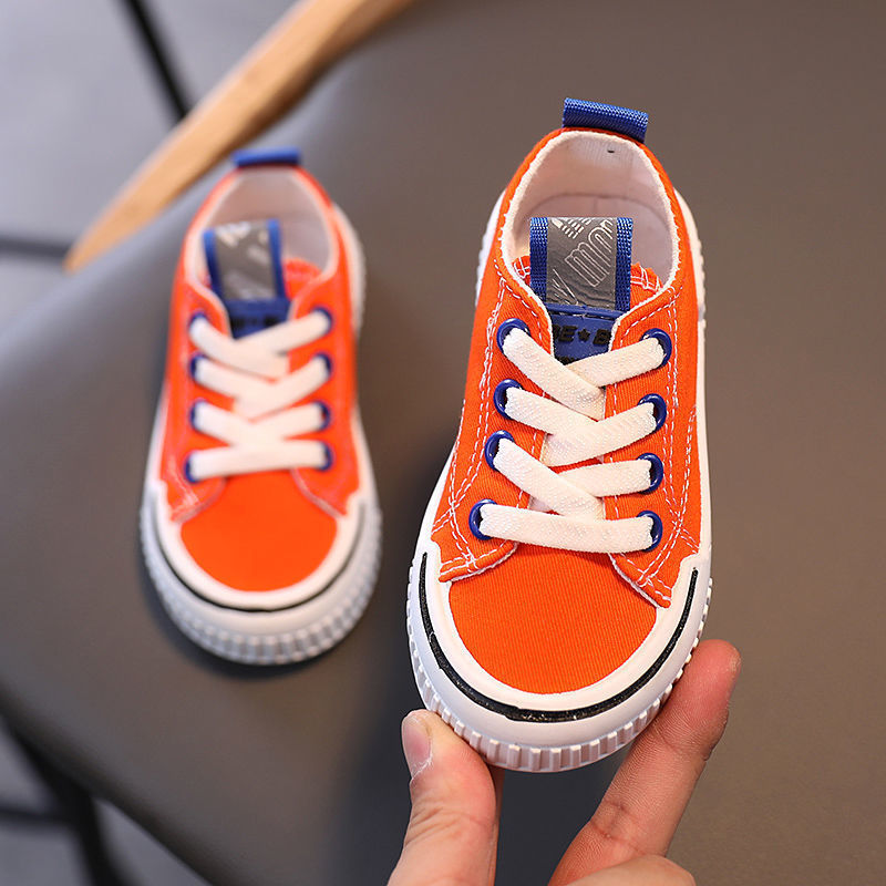 Children’s Canvas Sneakers – Non-Slip Rubber Sole Casual Shoes