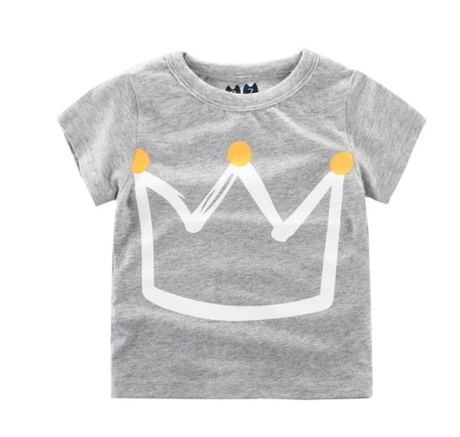Boys’ Summer T-Shirts – Soft Cotton Short-Sleeve Tops for Kids (3-8 Years)