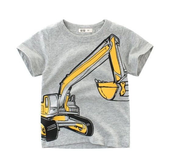 Boys’ Summer T-Shirts – Soft Cotton Short-Sleeve Tops for Kids (3-8 Years)