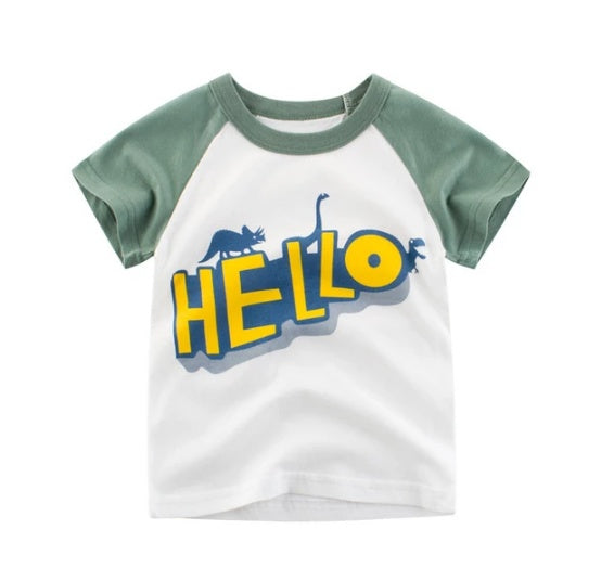 Boys’ Summer T-Shirts – Soft Cotton Short-Sleeve Tops for Kids (3-8 Years)