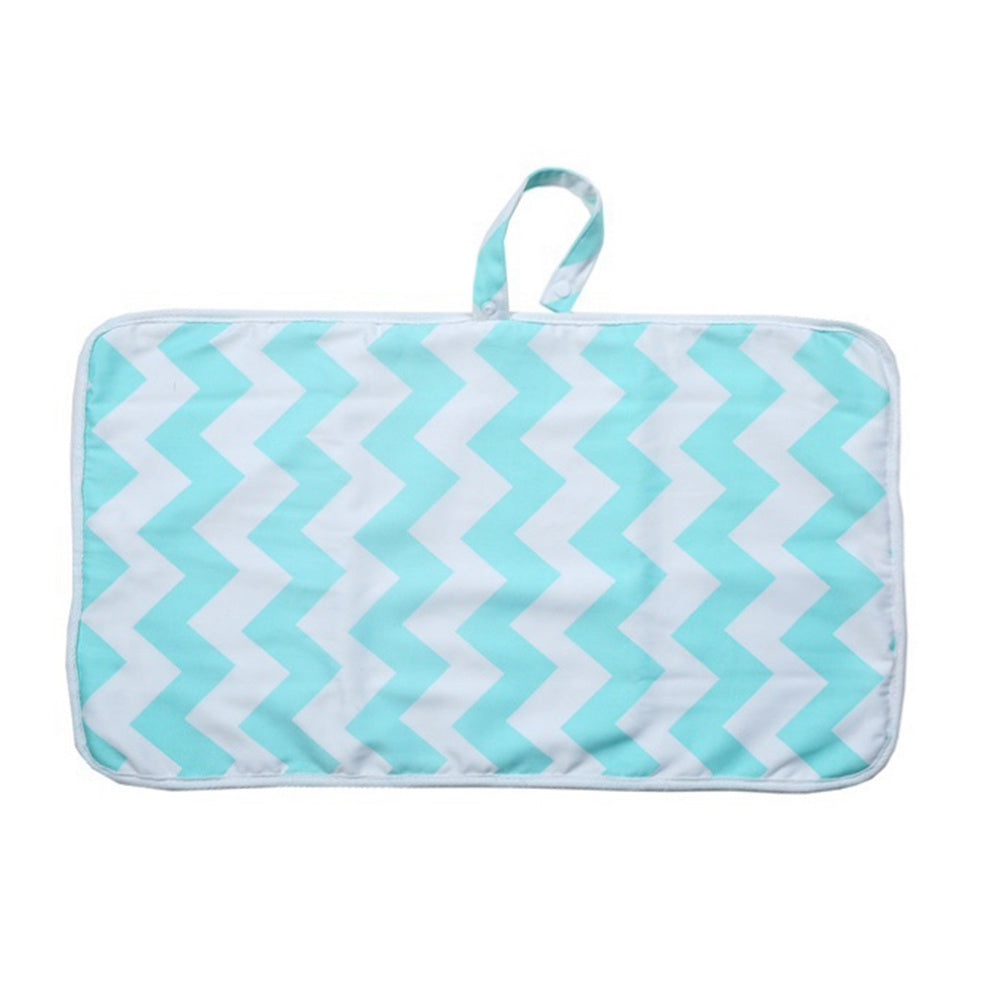 Portable Waterproof Diaper Changing Pad – Foldable Baby Travel Mat with Toy Links