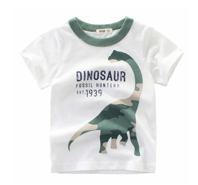 Boys’ Summer T-Shirts – Soft Cotton Short-Sleeve Tops for Kids (3-8 Years)