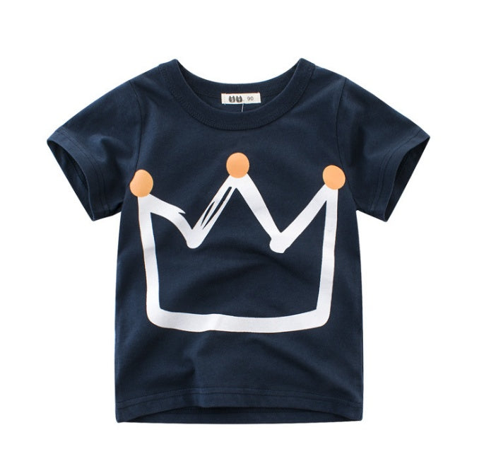 Boys’ Summer T-Shirts – Soft Cotton Short-Sleeve Tops for Kids (3-8 Years)