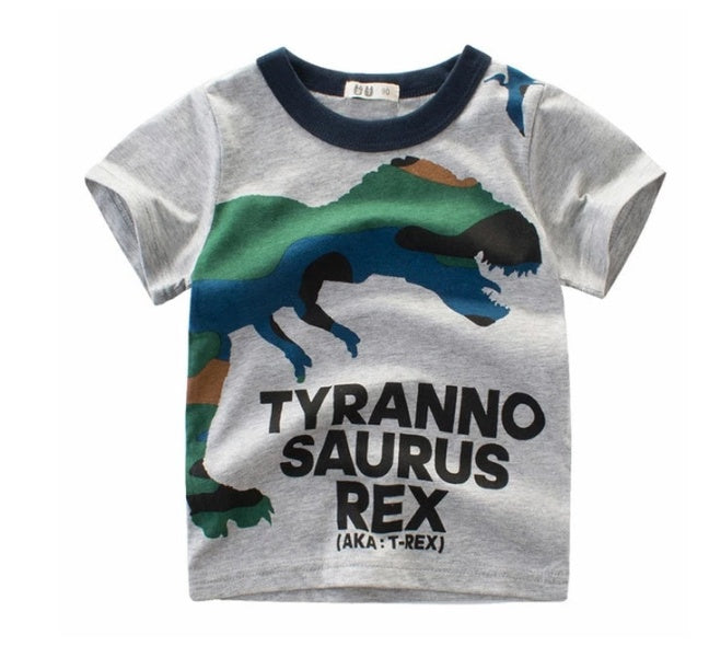 Boys’ Summer T-Shirts – Soft Cotton Short-Sleeve Tops for Kids (3-8 Years)
