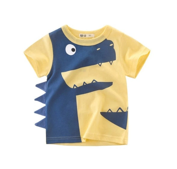 Boys’ Summer T-Shirts – Soft Cotton Short-Sleeve Tops for Kids (3-8 Years)